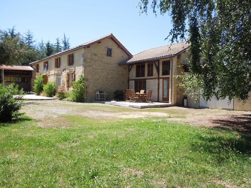 House for sale in MARCIAC Gers 3/4 bed stone farmhouse with