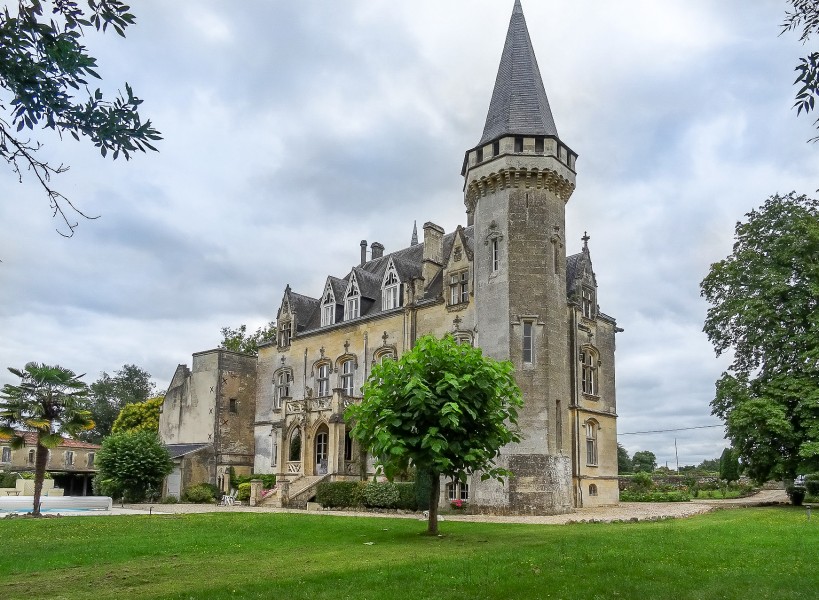 Chateau for sale in BLAYE Gironde Awesome château from 1852 in a